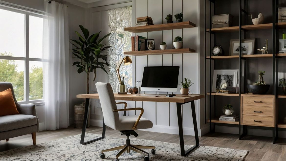 Biuro w domu – jak wydzielić strefę do pracy w salonie lub sypialni?